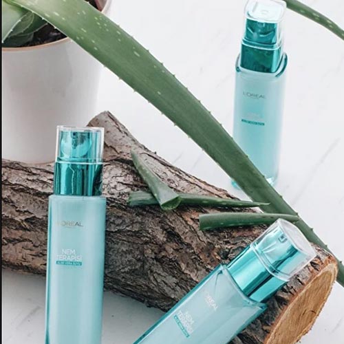 آبرسان پوست‌های خشک و حساس آلوئه‌ورا هیدرا جنیوس لورال پاریس 70ml