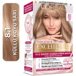 رنگ موی لورال شماره 8.1 - رنگ بلوند تیره دودی اکسلانس کرم Excellence Creme