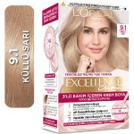 رنگ موی لورال شماره 9.1 - رنگ بلوند اکسلانس کرم Excellence Creme