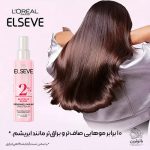 سرم اسپری درخشانکننده مو گلیکولیک گلاس لورال