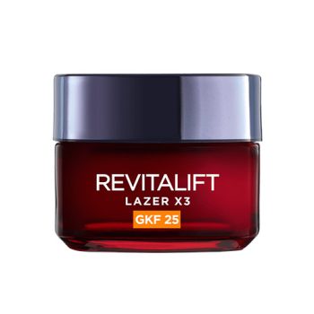 کرم ضد لک و ضد چروک لورال پاریس مدل Laser X3 دارای SPF 25