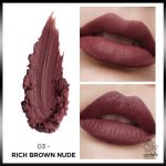 رژ لب مات پودری لورال موگلر – شماره 03 قهوه‌ای شکلاتی (Rich Brown Nude)