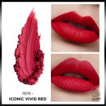 رژ لب مات پودری لورال موگلر – شماره 1974 قرمز کلاسیک پررنگ (Iconic Vivid Red)