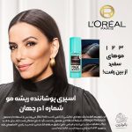 اسپری رنگ موی لورال رنگ قهوه ای روشن