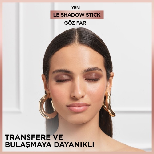 سایه چشم استیکی لورال مدل Le Shadow Stick شماره 115 رنگ صورتی شاین Twinkly Rose