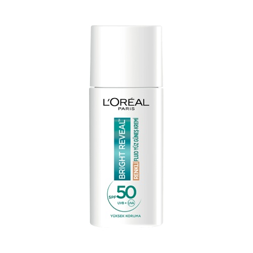 کرم ضد آفتاب رنگی لورال مدل Bright Reveal با SPF 50 حجم 50 میلی‌لیتر (Medium)