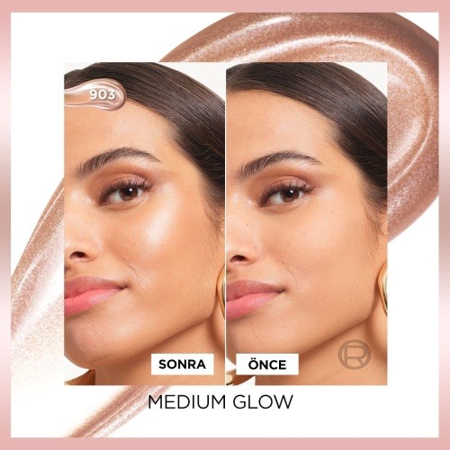لوسیون درخشان‌کننده لورال مدل Glotion All-In-One رنگ 903 Medium Glow