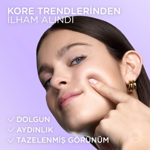 ماسک صورت هیدروژلی لورال مدل Revitalift Glassy Skin