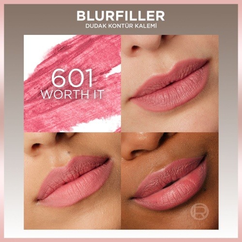 مداد لب لورال مدل Blurfiller شماره 601 Worth It