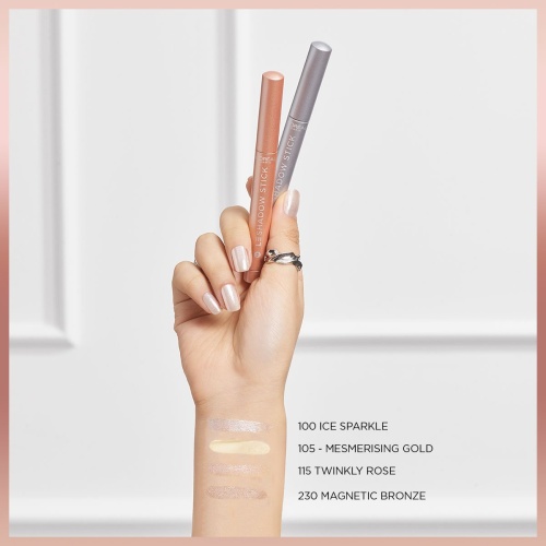 سایه چشم استیکی لورال مدل Le Shadow Stick شماره 120 رنگ یاسی متالیک Magnetic Mauve