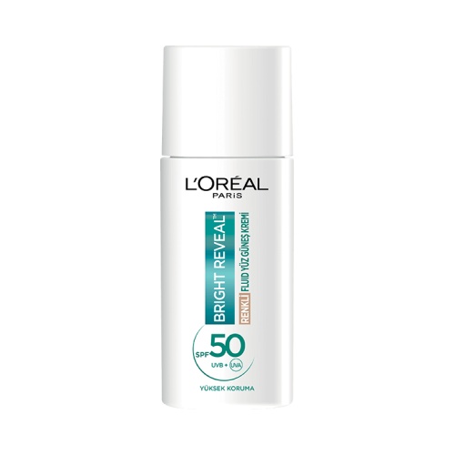 کرم ضد آفتاب رنگی لورال مدل Bright Reveal با SPF 50 حجم 50 میلی‌لیتر (رنگ Light)