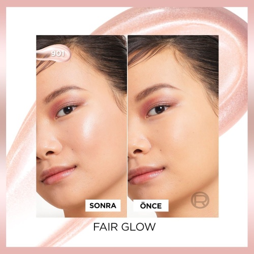کرم روشن‌کننده و آبرسان لورال مدل Glotion All-In-One شماره 901 – Fair Glow