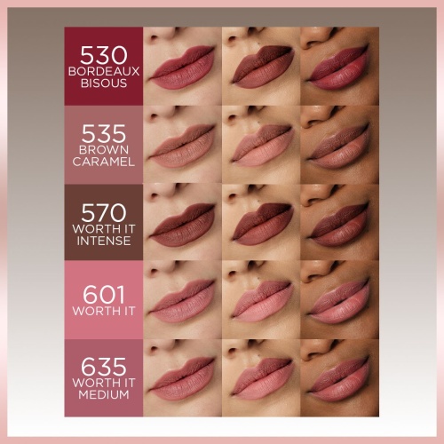 مداد لب لورال مدل Blurfiller شماره 530 رنگ Bordeaux Bisous