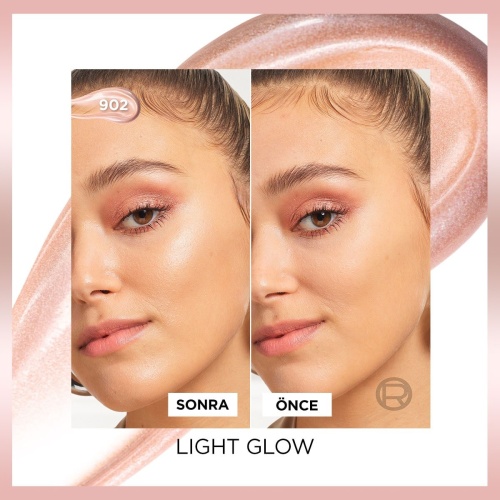 لوسیون روشن‌کننده و آبرسان لورال مدل Glotion All-In-One شماره 902 Light Glow